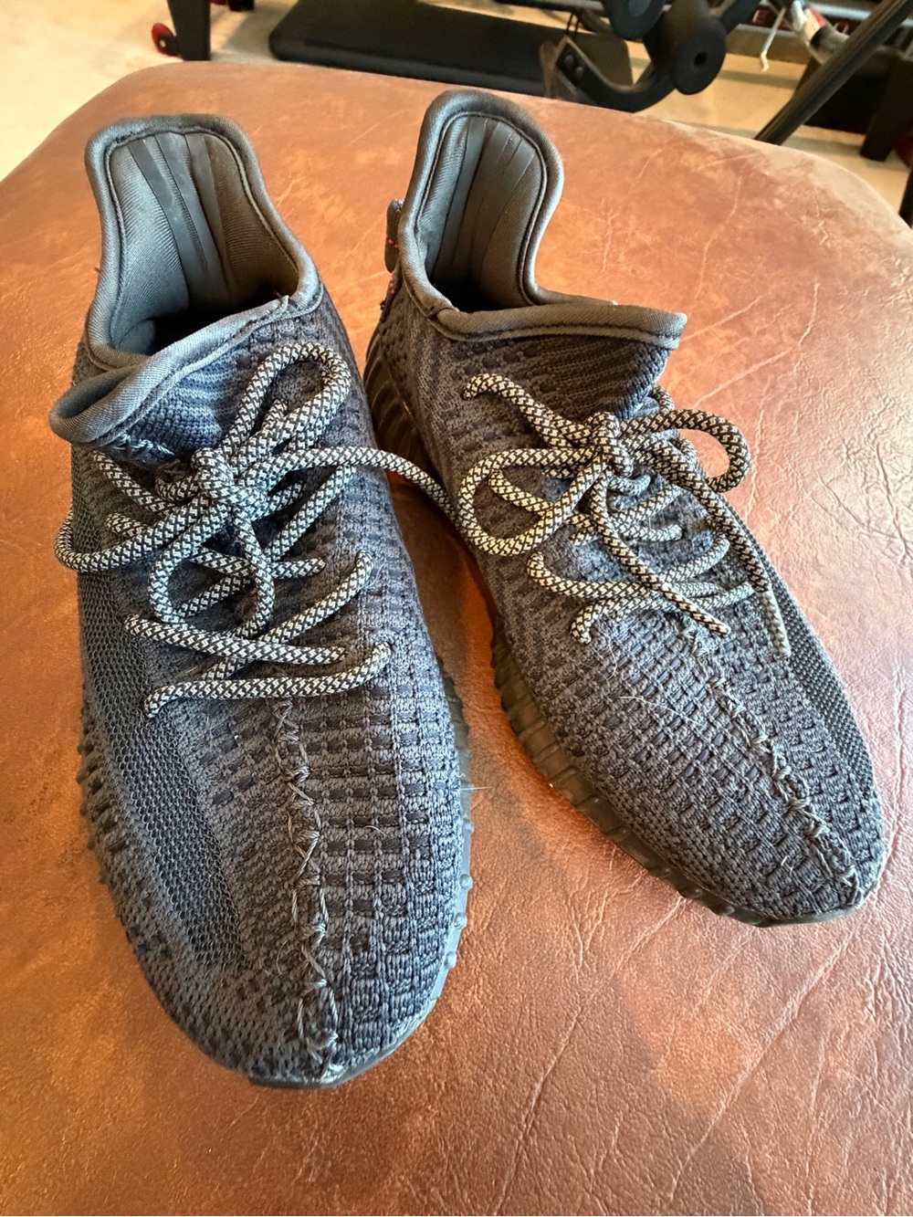 Adidas Yeezy Boost Knit Low-Top Sneakers - Black